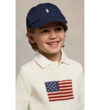 Polo Ralph Lauren Chino-cap i marinebl� bomuld