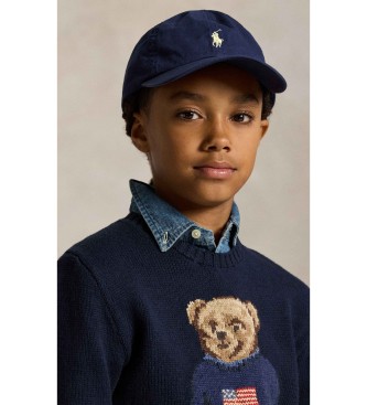 Polo Ralph Lauren Chino-cap i marinebl� bomuld