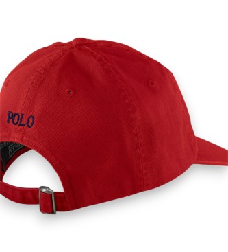 Polo Ralph Lauren Berretto cinese di cotone rosso
