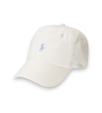 Polo Ralph Lauren Gorra de chino de algodón blanco roto