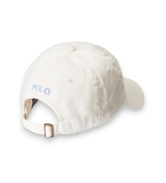 Polo Ralph Lauren Gorra de chino de algodón blanco roto
