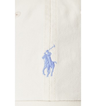 Polo Ralph Lauren Gorra de chino de algodón blanco roto