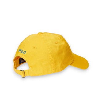 Polo Ralph Lauren Boné chinês de algodão amarelo