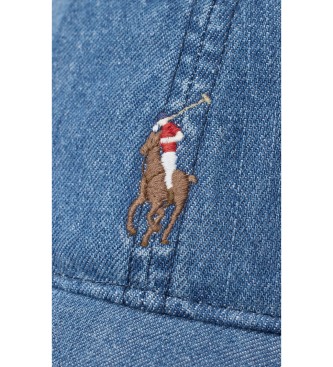 Polo Ralph Lauren Gorra de denim índigo azul
