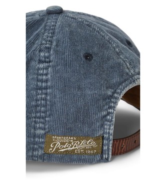 Polo Ralph Lauren Gorra de pana Polo Sportsman azul