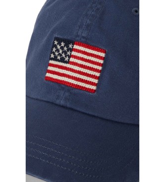 Polo Ralph Lauren Twill-kasket med broderi af navy-flag