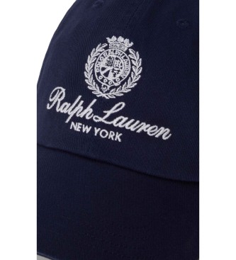 Polo Ralph Lauren Casquette en sergé avec écusson brodé bleu marine