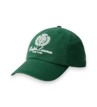 Polo Ralph Lauren Twill cap with green embroidered crest