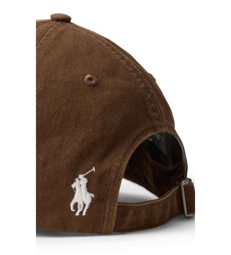 Polo Ralph Lauren Twill-kasket med brunt broderet v�benskjold