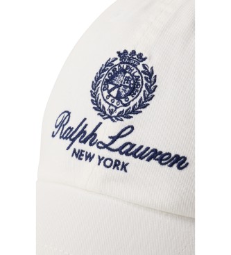 Polo Ralph Lauren White twill cap with embroidered shield