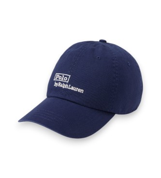 Polo Ralph Lauren Casquette en serg� avec logo brod� marine