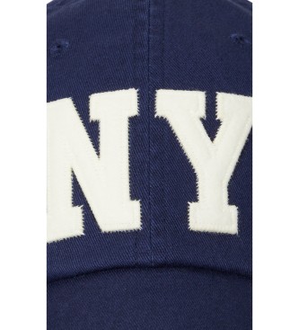 Polo Ralph Lauren Gorra de sarga con parche NY marino