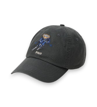 Polo Ralph Lauren Twill cap with dark grey Polo Bear