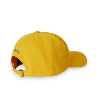 Polo Ralph Lauren Gul kasket i bomuldstwill