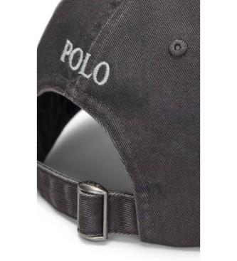 Polo Ralph Lauren Sort twill-kasket i bomuld