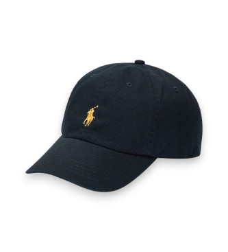 Polo Ralph Lauren Gorra de sarga de algod�n negro