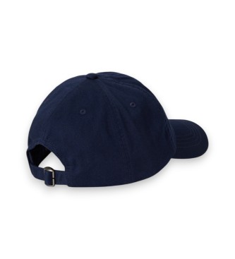 Polo Ralph Lauren Casquette en coton serg� avec polo en forme d'ours marine