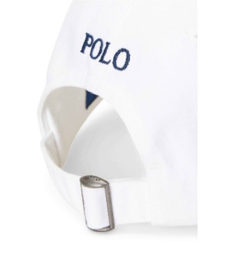 Polo Ralph Lauren Biała bawełniana czapka z chińskiego materiału