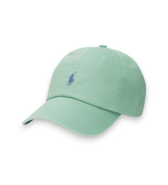 Polo Ralph Lauren Boné de tecido de algodão verde estilo chinês
