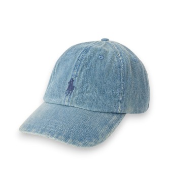 Polo Ralph Lauren Gorra de tela vaquera índigo azul