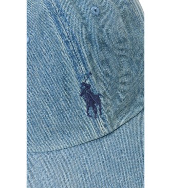 Polo Ralph Lauren Gorra de tela vaquera índigo azul