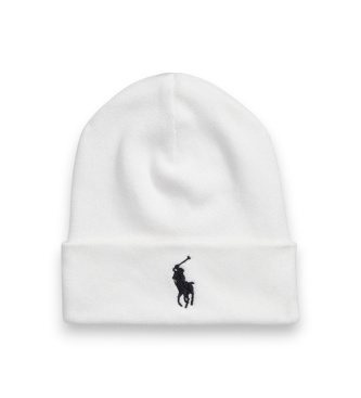 Polo Ralph Lauren White combed cotton cap