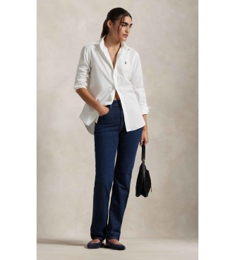 Polo Ralph Lauren Jean droit bleu à taille haute