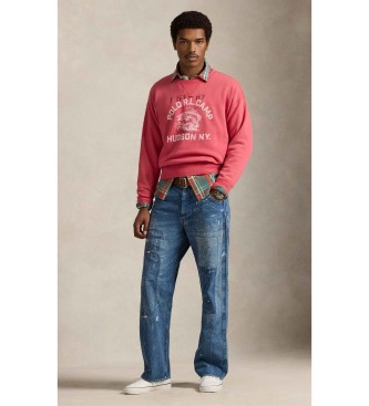 Polo Ralph Lauren Carpenter Relaxed Fit blauwe ripped jeans