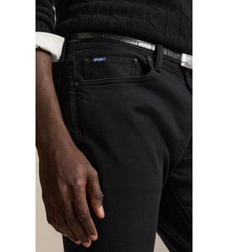 Polo Ralph Lauren Svarta Sullivan Slim Fit stretchjeans