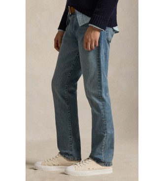 Polo Ralph Lauren Jean Hampton stretch, coupe droite, bleu
