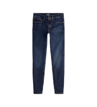 Polo Ralph Lauren Jeans Super Slim Fit med medelhög midja blå