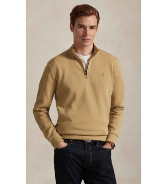 Polo Ralph Lauren Brun, halvgennemsigtig tr�je med krave