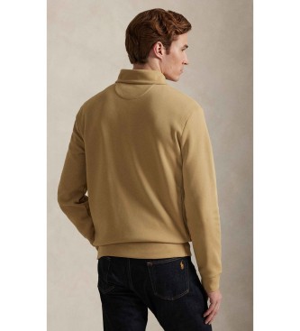 Polo Ralph Lauren Brun, halvgennemsigtig tr�je med krave