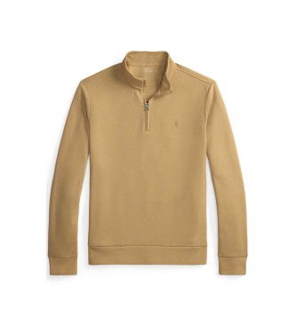 Polo Ralph Lauren Brun, halvgennemsigtig tr�je med krave