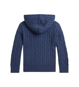 Polo Ralph Lauren Jersey de algodón con capucha marino