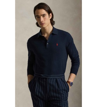 Polo Ralph Lauren Katoenen trui met navy polokraag