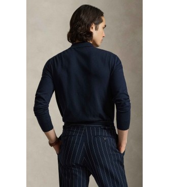 Polo Ralph Lauren Katoenen trui met navy polokraag