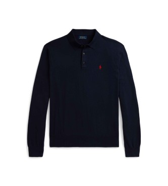 Polo Ralph Lauren Katoenen trui met navy polokraag