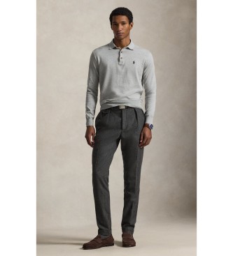 Polo Ralph Lauren Katoenen trui met grijze polo hals