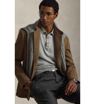 Polo Ralph Lauren Katoenen trui met grijze polo hals