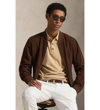 Polo Ralph Lauren Katoenen trui met beige polokraag