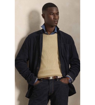 Polo Ralph Lauren Pull en coton beige � col ras du cou