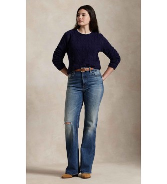 Polo Ralph Lauren Jersey de algod�n en punto de ochos marino