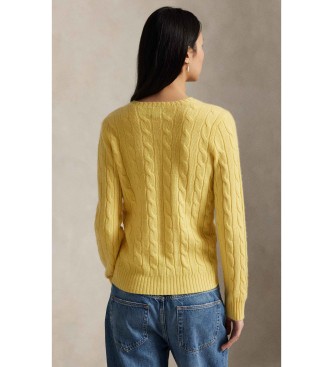 Polo Ralph Lauren Katoenen trui in gele achten tricot