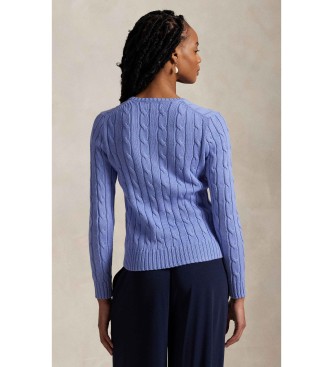 Polo Ralph Lauren Cotton jumper in blue eights knitted jersey