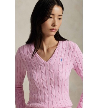 Polo Ralph Lauren Rosa Baumwolljersey in Achterform