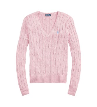 Polo Ralph Lauren Rosa Baumwolljersey in Achterform