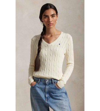 Polo Ralph Lauren Maglione in cotone lavorato a trecce
