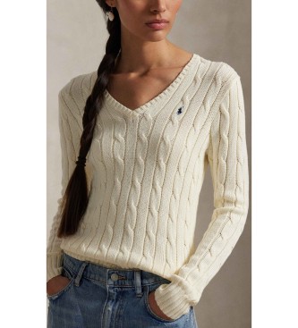 Polo Ralph Lauren Maglione in cotone lavorato a trecce