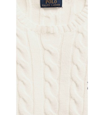 Polo Ralph Lauren Maglione in cotone lavorato a maglia beige